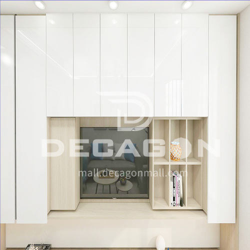 2020 Best-selling UV high density board paint TV cabinet for living room GF-015